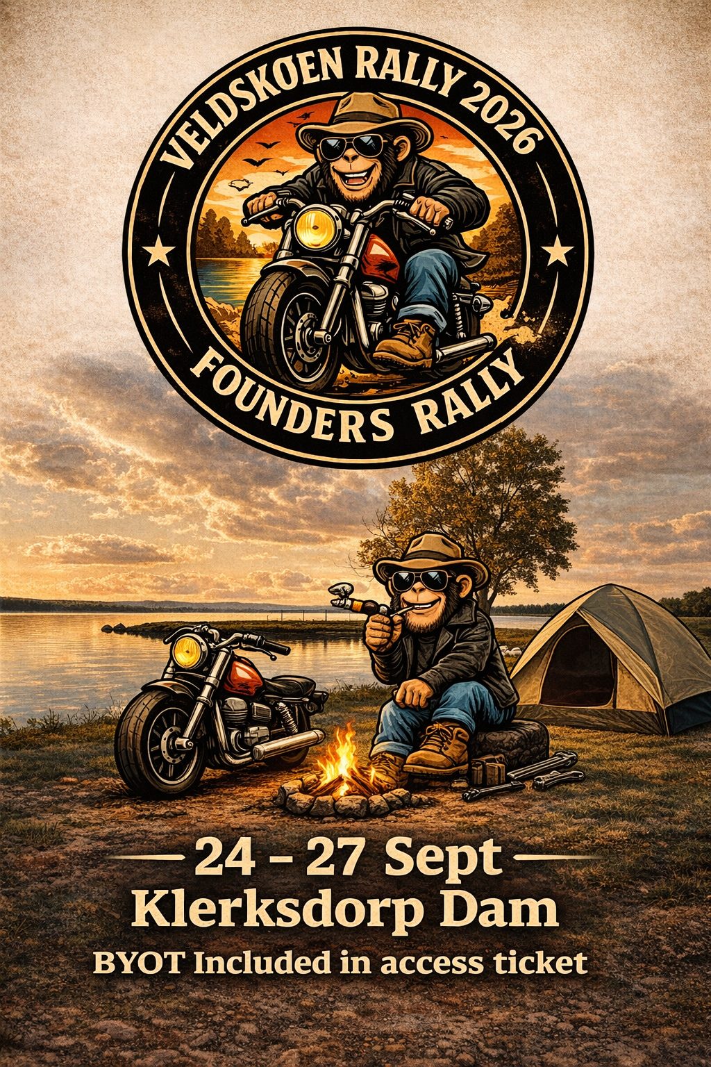 Camping at Veldskoen Rally 2026