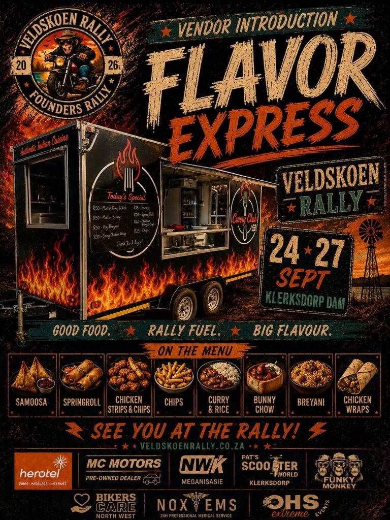 Flavor Express Food Vendor at Veldskoen Rally