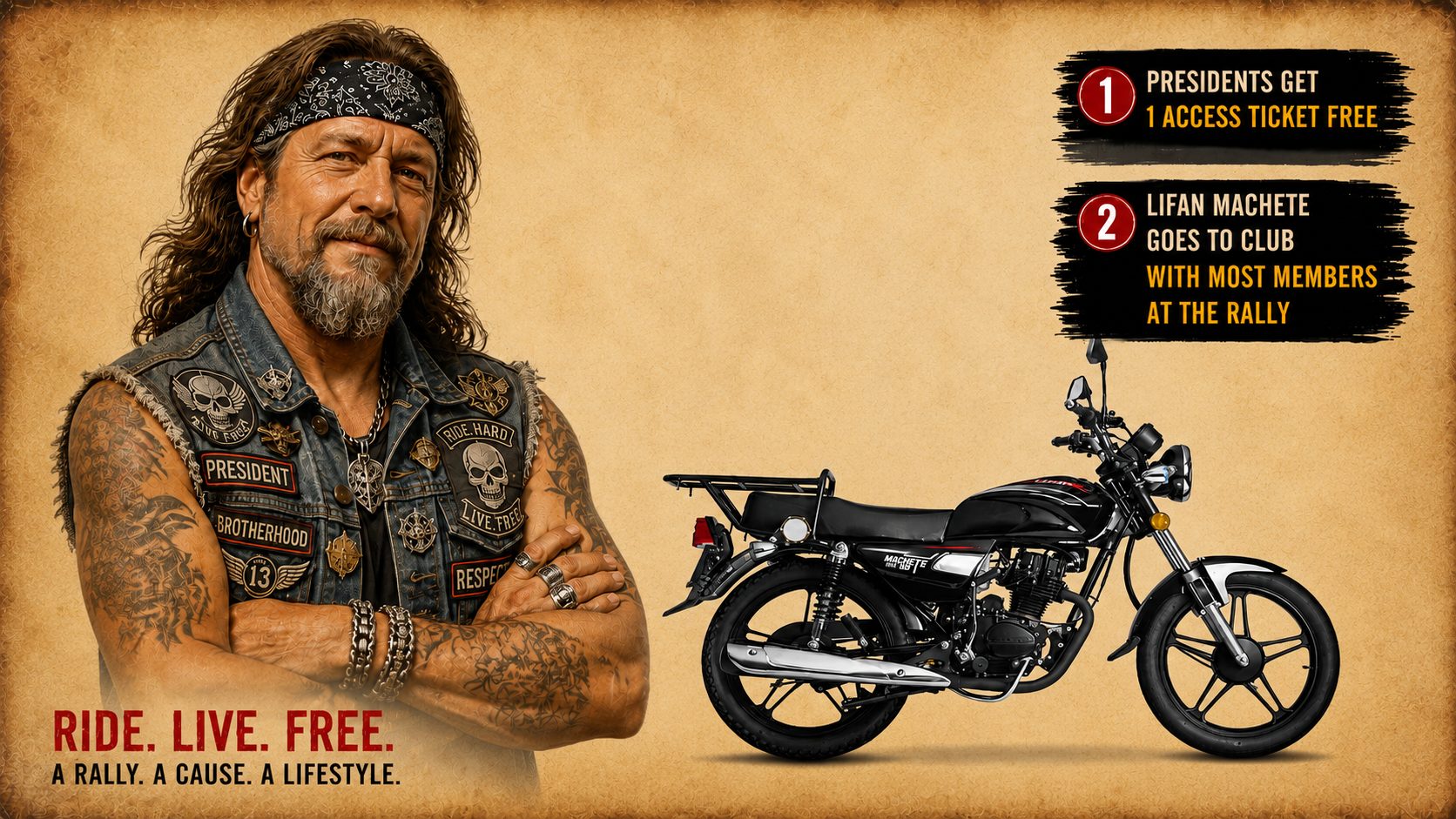Motorcycle Club President Challenge