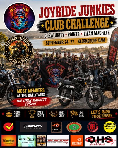 Joyride Junkies Veldskoen Rally Club Challenge