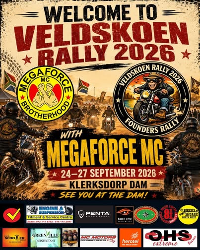 Megaforce Brotherhood Veldskoen Rally Club Challenge