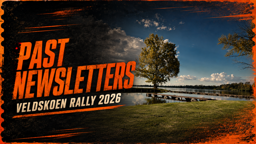 Veldskoen Rally Newsletters